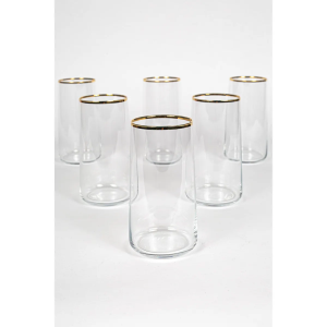 Schafer Perla meşrubat bardağı 6 parça / gold