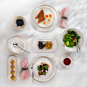 Schafer jane yemek ve kahvaltı takımı 51 parça - beyaz