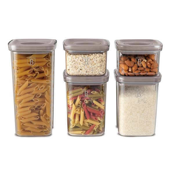 Berlinger Haus 5+5 Saklama Kabı Seti Taupe Collection