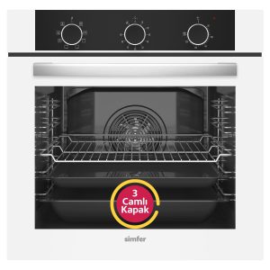 Simfer 8221 Ank. QS Büyük Pop-up 9 Fonk Beyaz Cam Power Turb