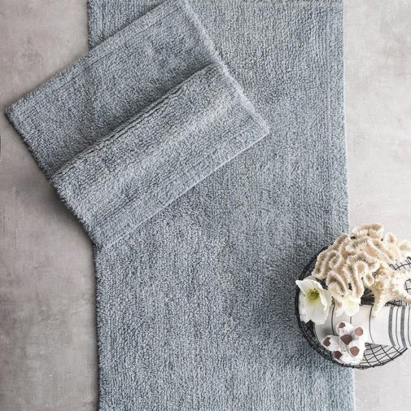 Schafer Home Poem Tafting 2 li Banyo Paspası 60x100-50x60-Gri